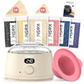 KeShi Waxing Kit for Women and Men with Silky Cream - Full Body Hair Removal Set