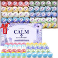 Bath Bombs Set for Women - 50 Natural Fizzy Bath Salts with 10 Scents