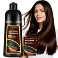 Dark Brown Hair Dye Shampoo 3-in-1 for Gray Coverage, Root Touch Up, Long-Lasting, Easy DIY, 16.9 Fl Oz - Variation: Dark Brown