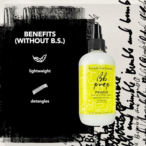 Lightweight Hair Primer for Fine to Medium Wavy & Straight Hair - 8.5 Fl Oz