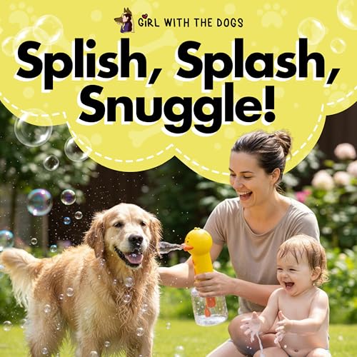 Electric Shampoo Dispensing Foaming Duck by Girl With The Dogs ? Fun Foaming Soap Dispenser for Dog Grooming, Cat Supplies, Kids Bathroom Set & Bathroom Accessories ? Shampoo Pump Dispenser