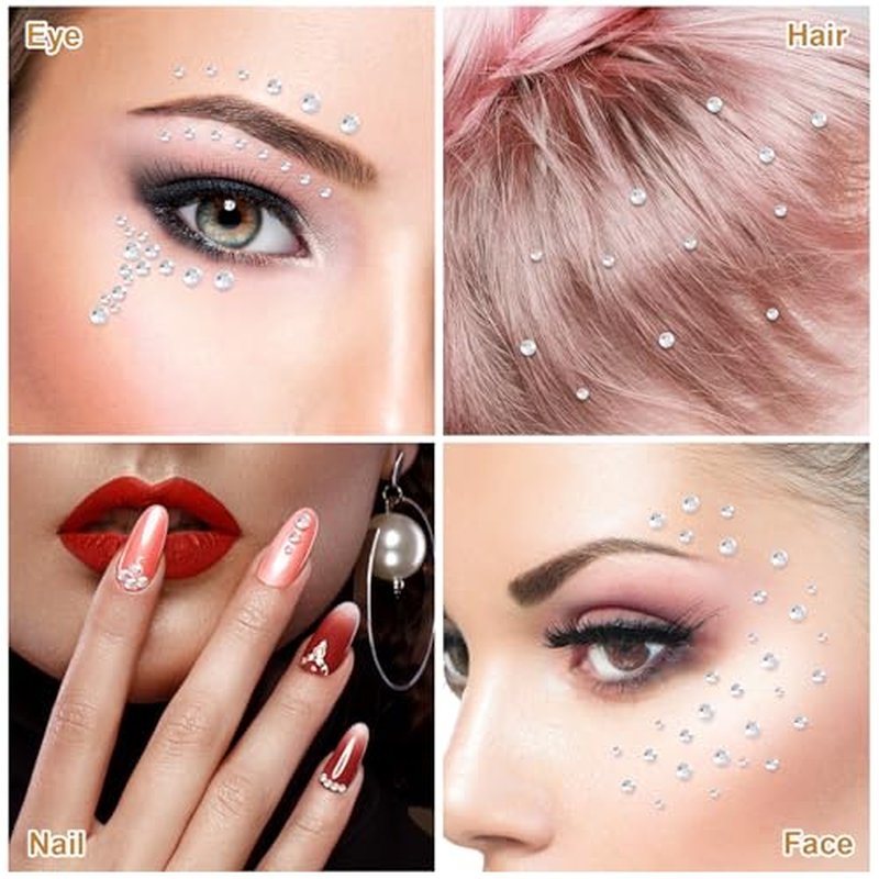 10 Sheets Halloween Face Eye Tattoo Stickers Spider Demon Ghost Spider Web Eye Shadow Makeup Fake Temporary Stickers Party Masquerade Carnival