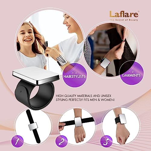 Hair Braiding Rack with Comb Set & Gel Wristband - Wood Color Combo3