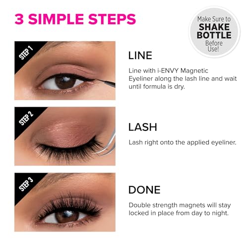 KISS i Envy Magnetic Eyeliner Wind Resistant, Last Up To 16hrs