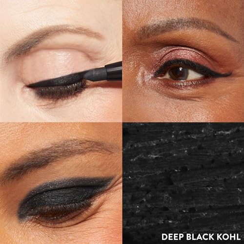LAURA GELLER NEW YORK Kajal Longwear Kohl Eyeliner Pencil Duo, Midnight Blue + Deep Black