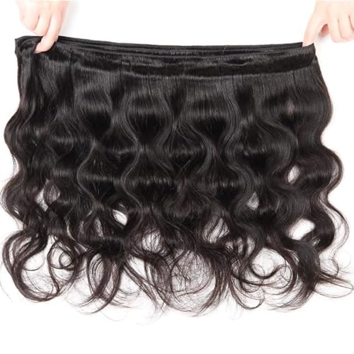 Human Hair Bundles Body Wave 3 Pack 18 Inch Black Unprocessed Brazilian Virgin Hair