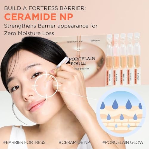 Salmon PDRN Ampoules with Hyaluronic Acid & Ceramide - Hydrating Skin Care, 30 Single-Use Vials