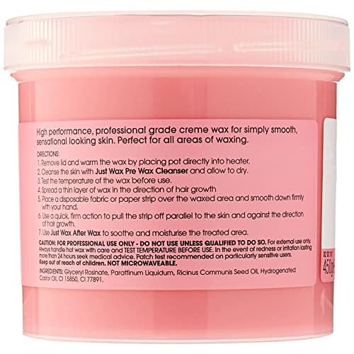 Just Wax Ideal Cream Wax for Short/Stubborn Hair 450g