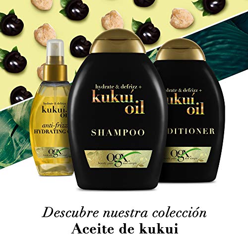 OGX Kukui Oil Conditioner, Hydrate & Defrizz, 13 Ounces