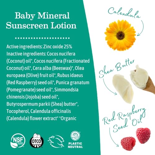 Mineral Sunscreen Lotion & Face Stick Set SPF 40 - Baby & Family Safe, Water-Resistant
