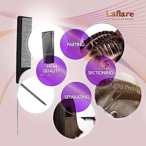 Hair Braiding Rack with Comb Set & Gel Wristband - Wood Color Combo3