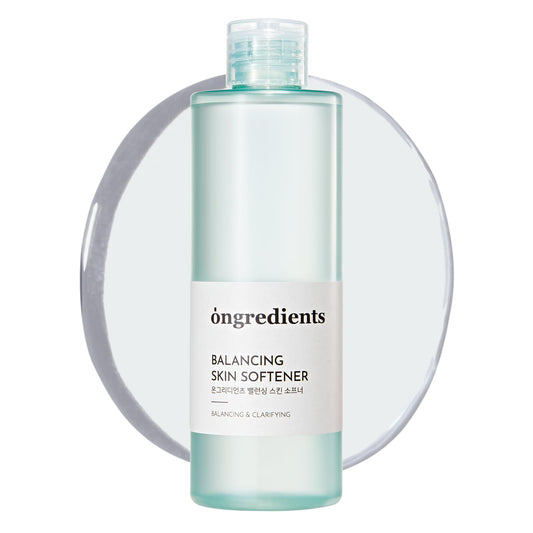 ONGREDIENTS Balancing Skin Softener | Trouble Care Facial Toner | Panthenol, Hyaluronic Acid, Heartleaf, Hydrating Balance Care for Dry, Sensitive Skin | Vegan, Korean Skin Care 250ml / 8.45 fl Oz