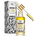 Organic Jojoba Oil Face Serum, Anti Aging Serum, Wrinkle Reduction, ?Vitamin E, Skincare Facial Serum Reduces Dry Skin, Acne Scars, Pimples, Rosacea, Eczema Psoriasis, Seborrheic Dermatitis