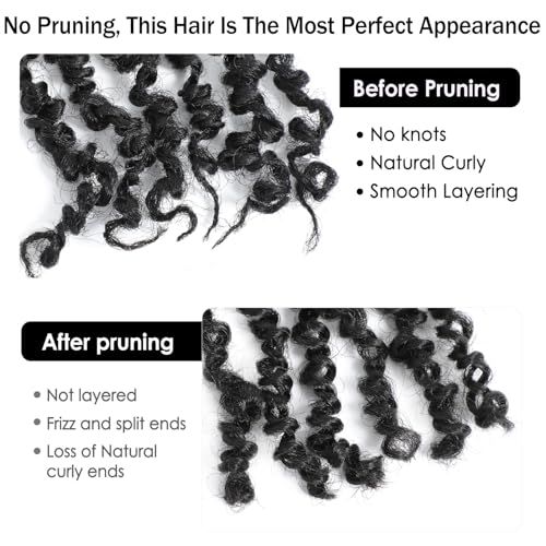 Yanky Twist Crochet Hair 8-12 Inch Pre-Mixed 9 Packs - Dark Brown Variation