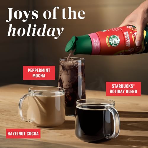 Starbucks Peppermint Mocha K-Cup Pods – 60 Pods (6 Boxes, 10 Count Pack) Naturally Flavored
