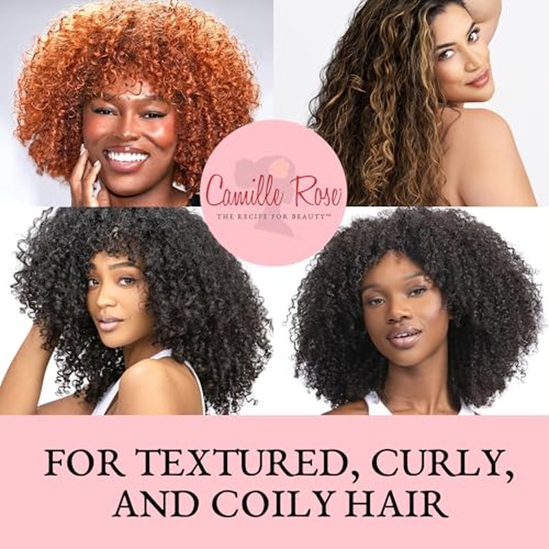 Camille Rose Guava Slip Detangling Shampoo, with Guava, Kakadu Plum and Avocado Oil to Detangle, Cleanse and Hydrate, for All Hair Textures, 12 fl oz