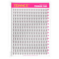 TDANCE Premade Fans Eyelash Extensions 320 Fans Pre Made Fans Lash Extensions Middle Stem Heat Bonded Premade Lash Fans Volume Lash Extensions(320-WISPY-7D-0.05-D-8-15mm)