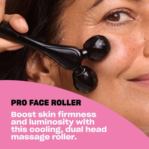 BABE ORIGINAL Pro Face Roller with Cooling Zinc Alloy for Skin Massage and Tension Relief