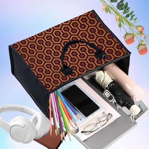 BWWKTOP Overlook Hotel Cosmetic Makeup Bag Horror Movie Inspired Gifts Overlook Hotel Travel Zipper Pouch Bag (Shinibag BL BG)