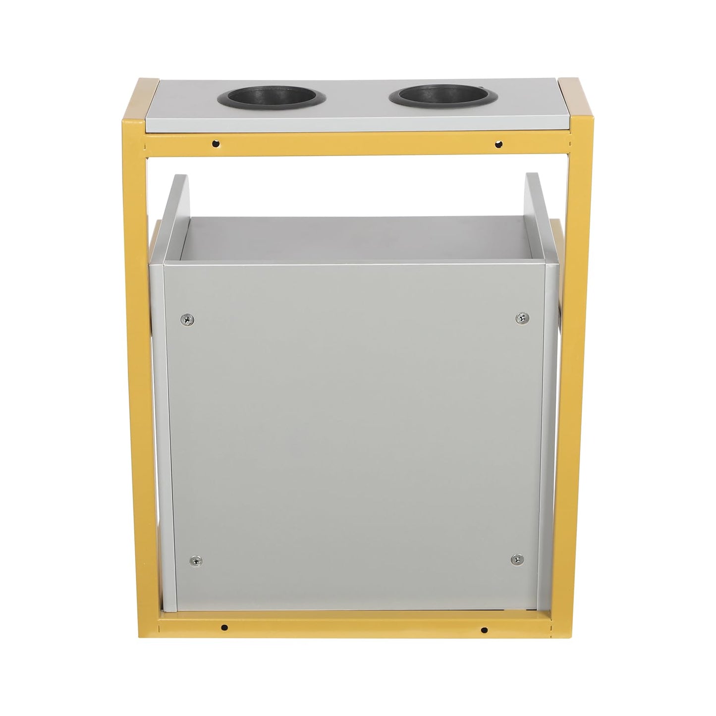 Suspended Salon Station for Hair Stylist, Wall Mounted Styling Salon Station Storage Cabinet w/2*Drawers &Hair Dryer Stand,Floating Nightstand Stylist Storage Cabinet for Home (Glod+Gray)