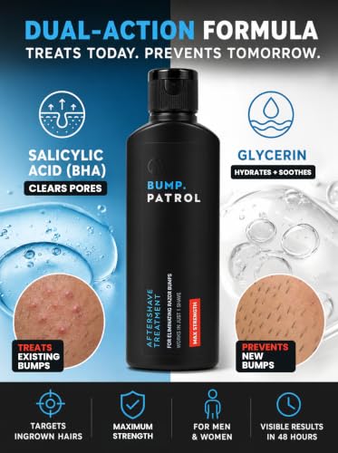 Bump Patrol Max Strength Razor Bump Treatment Serum Pack of 4 - 2 Fl Oz
