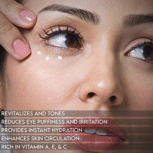 Shira Organic Cucumber Eye Cream 15ML - Dark Circles, Puffiness, Wrinkles, Hydration