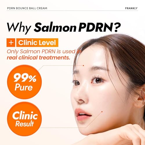 Salmon PDRN Bounce Ball Cream - Korean Skincare for Skin Repair & Firmness
