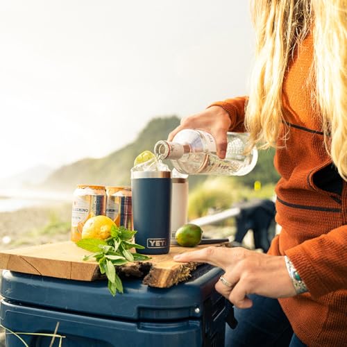 YETI Rambler 10 oz Tumbler - Stainless Steel, Vacuum Insulated, MagSlider Lid - Big Sky Blue