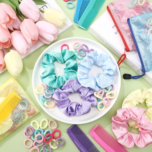 Christmas Gift Set for Volunteers - 50 Pack Holiday Gift Boxes with Scrunchies & Accessories