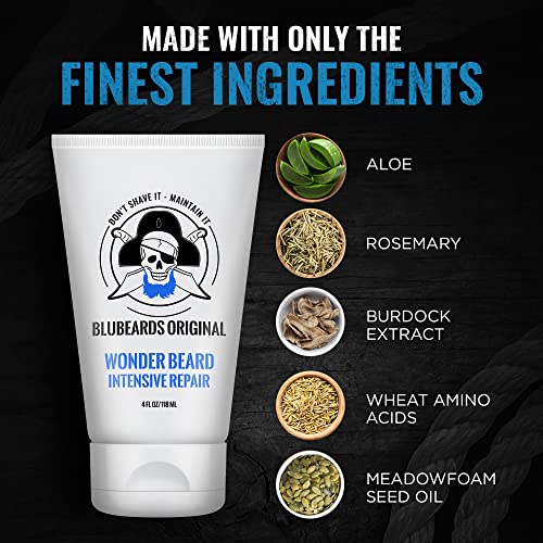 Bluebeards Original Beard Conditioner & Softener 4oz - Deep Nourishing Treatment for Men - Wonder Beard