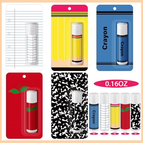 Fresh 30 Pack Christmas Teacher Appreciation Lip Balm Gifts Bulk with Teacher Week Design