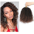 Goddess Faux Locs Crochet Hair 10 Inch - T1B/30, 8 Packs Full Head
