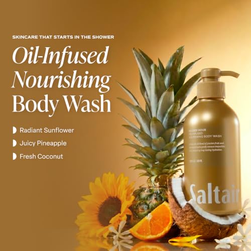 Golden Hour Moisturizing Body Wash 2-Pack - Hydrating Shower Gel for Soft Skin
