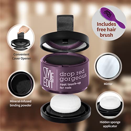Style Edit Root Touch Up Powder for Black Hair Gray Coverage 1 Count