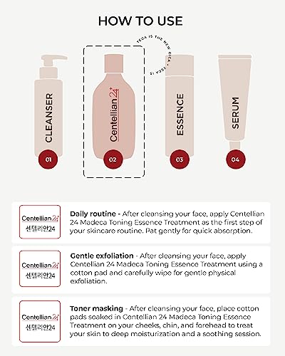 Centellian 24 Toning Essence Treatment for Even Skin Tone & Wrinkle Improvement (10.14 fl oz)