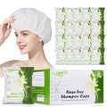20 Pack No Rinse Shampoo Caps - White, 130ML Waterless Hair Cleaning