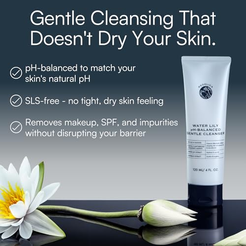Korean pH-Balanced Facial Cleanser with Water Lily Extract - Sensitive Skin