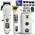 LARGNERSHAVER Cordless Hair Clipper & Trimmer Set for Men, Professional Grooming Kit