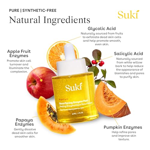 Gentle Enzyme Face Peel for Sensitive Skin - Chemical Exfoliant & Dead Skin Remover