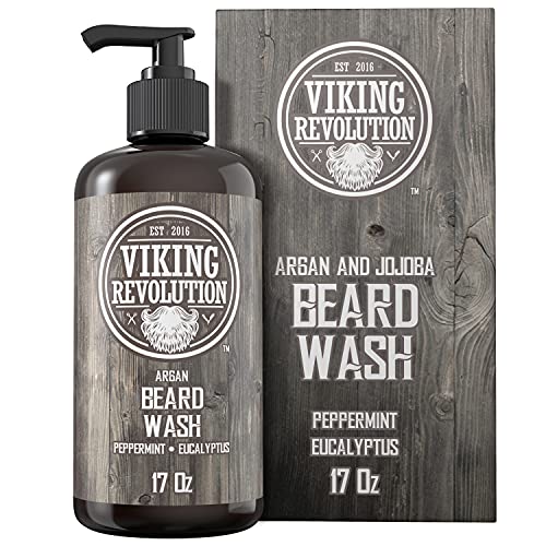 Beard Wash Shampoo - Peppermint Eucalyptus 17 oz - Pack of 1