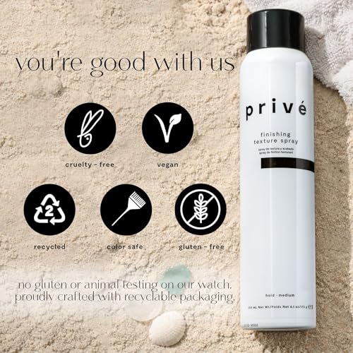 Privé Finishing Texture Spray 6.1 oz Lightweight, Volumizing Hair Spray with Flexible Formula - Variation of THIS listing