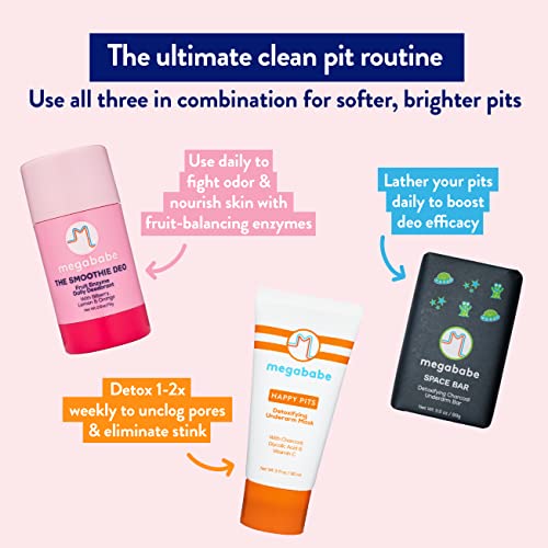 Underarm Care Bundle with Deodorant, Detox Soap & Mask - Aluminum-Free