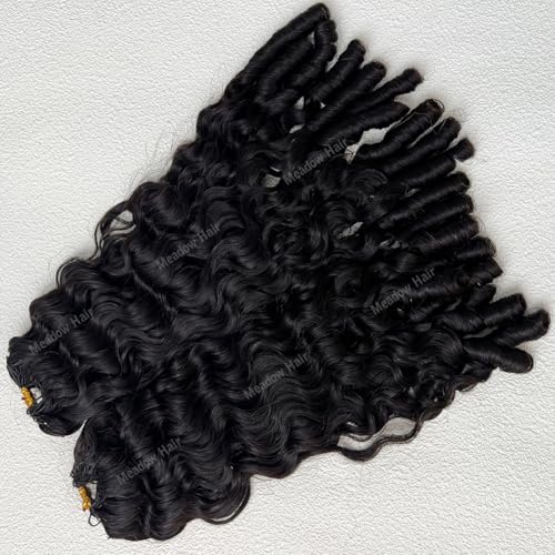 20 Inch/60g Knotless Crochet Hair Extensions - Brazilian Virgin Human Hair