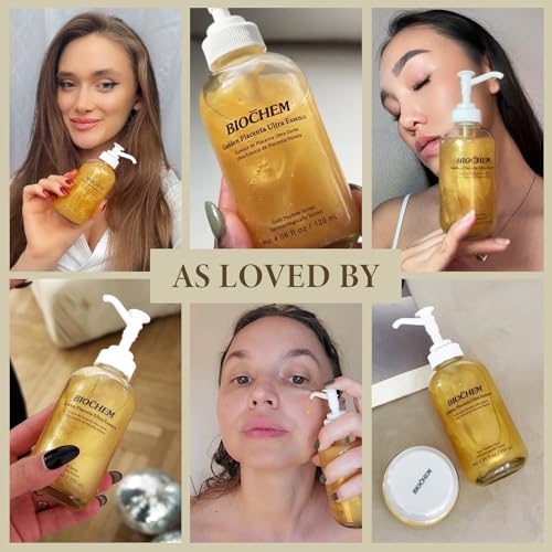 Placenta Face Serum with Gold Foil - Anti-Aging Hydrating & Firming Serum