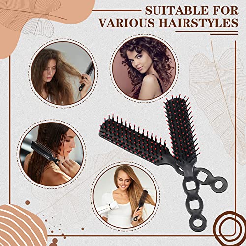 200 Pcs Detangling Hair Brushes for Homeless & Travel - Black
