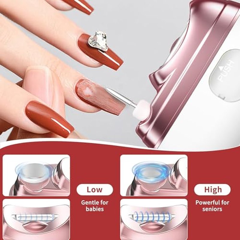 2026 New 3 in 1 Automatic Electric Nail Clipper, Automatic Nail Trimmer with Light and Nail Scraps Storage, Electric Nail Clippers for Seniors Adults Students (Gray)