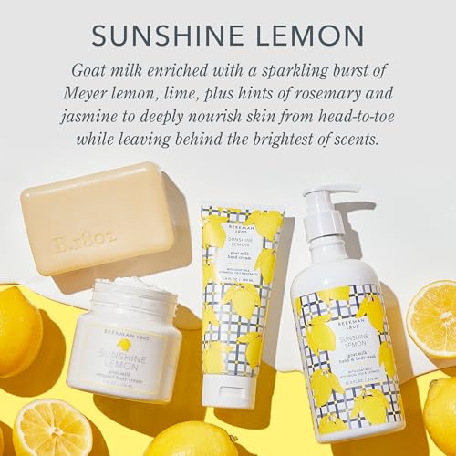 Beekman 1802 Goat Milk Bar Soap Bundle (9oz) - Sunshine Lemon and Lavender