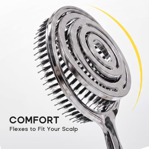 HALOVIDA Detangler Hair Brush for All Hair Types, Anti Frizz & Static Reduction