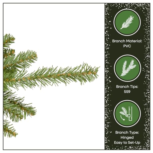 4ft Unlit Dunhill Fir Mini Artificial Christmas Tree - Full Bodied, Easy Setup