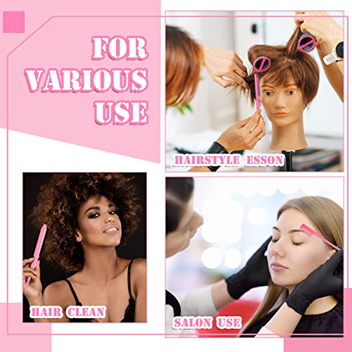 Pink Youyole 90-Piece Hair Styling Set with Edge Brushes & Combs for Women